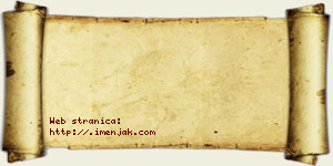 Daniel Ćosić vizit kartica